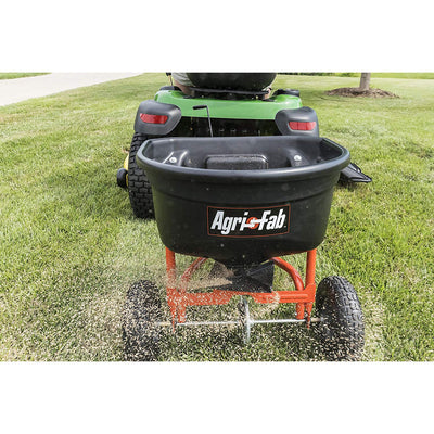 Agri-fab 110-lb Capacity Tow Broadcast Spreader, Black (Certified Refurbished)