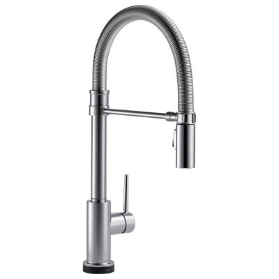 Delta Trinsic Pro Spring Spout Kitchen Faucet, Arctic Stainless (Open Box)