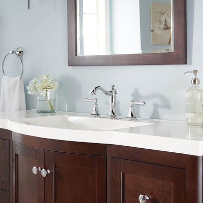Delta Faucet Cassidy 2 Handle Widespread Lavatory with PopUp, Chrome (Open Box)