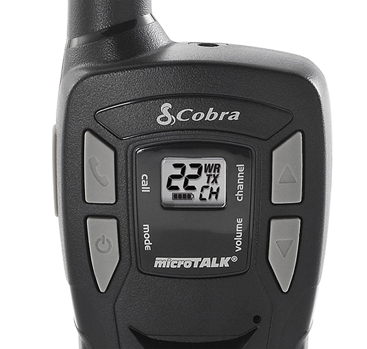 Cobra MicroTalk 16 Mile Range 22 Channel 2 Way Walkie Talkie Radios, Pair (Used)