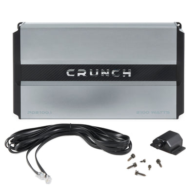 Crunch Power Drive 2100W Max Monoblock Class A/B Car Audio Amplifier (2 Pack)
