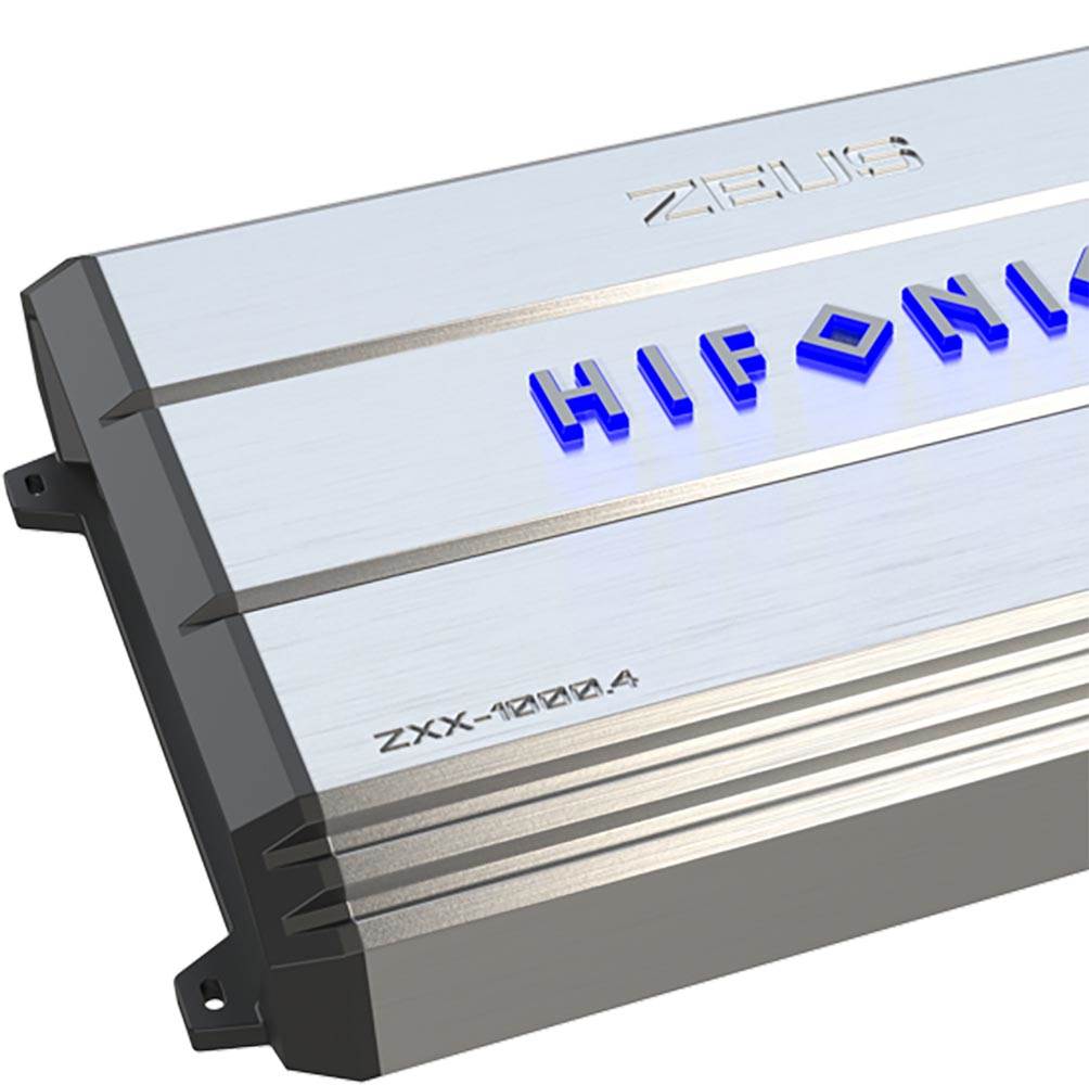 Hifonics ZXX-1000.4 1000 Watt 4 Channel Class A/B Bridgeable Car Amp Amplifier