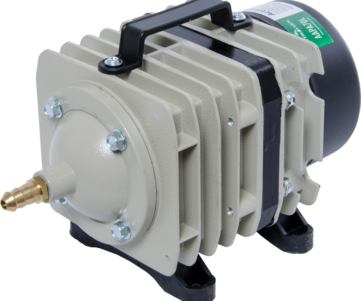 Hydrofarm AAPA70L Active Aqua 1100 GPH Hydroponic Aquarium 60W Air Pump - VMInnovations