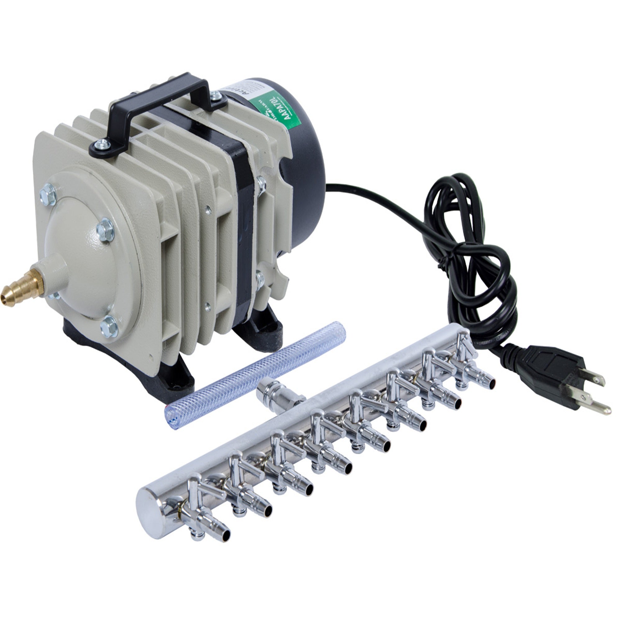 Active Aqua Hydrofarm 70LPM Commercial Electrical AirPump w/8 Outlets (ForParts)