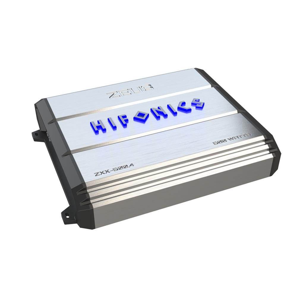 Hifonics 600 Watt 4 Channel Class A/B Bridgeable Car Amp Amplifier (Open Box)