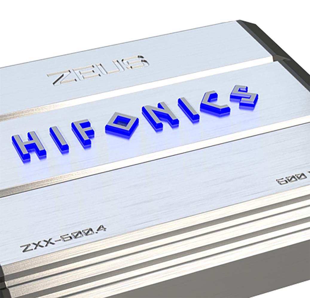 Hifonics 600 Watt 4 Channel Class A/B Bridgeable Car Amp Amplifier (Open Box)