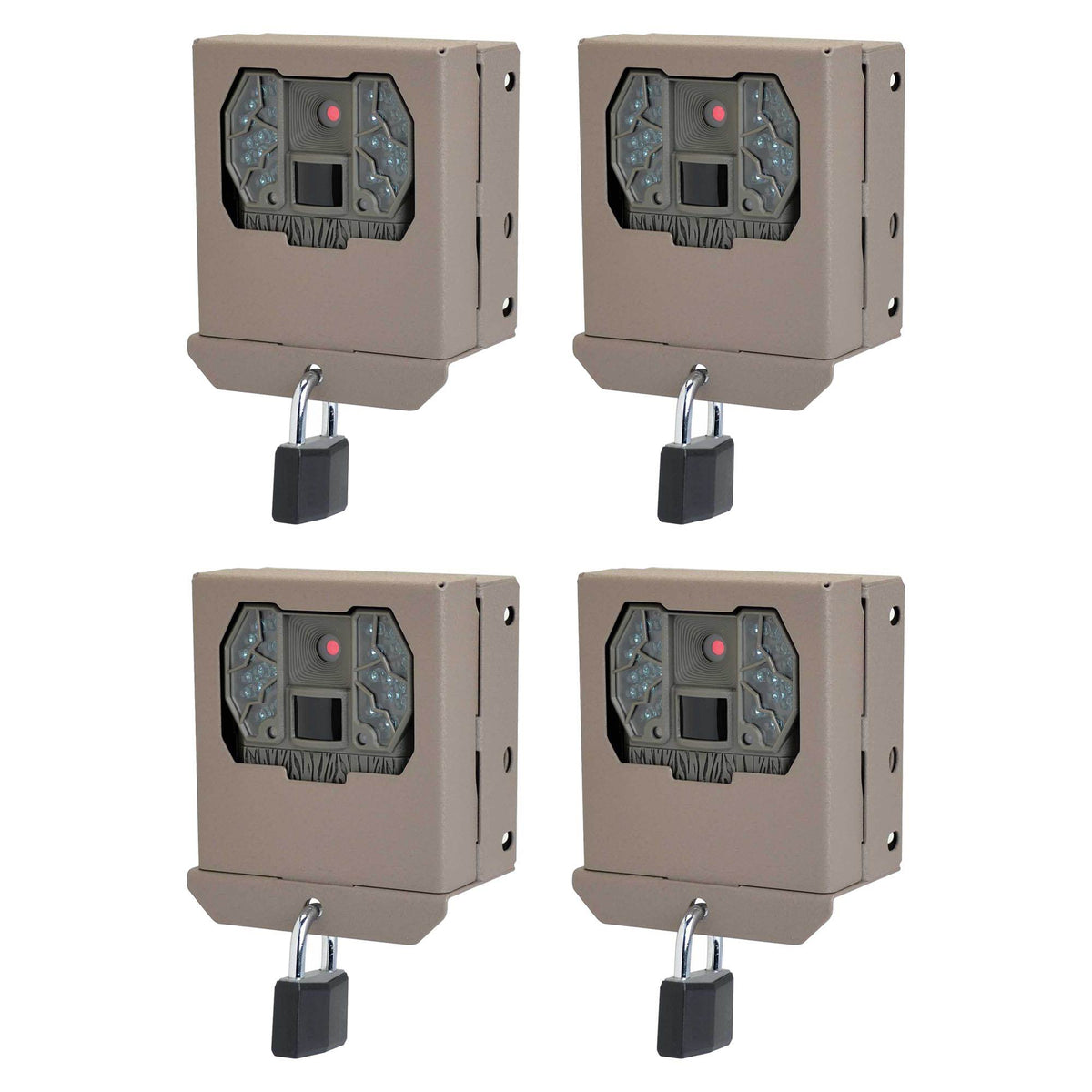 Stealth Cam Protective Security Box for ZX/RX Game Cameras, 4 Pack | STC-BBZX