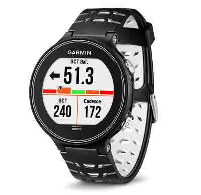 Garmin Forerunner 630 Touchscreen Sport Band Running GPS Watch, Black and White