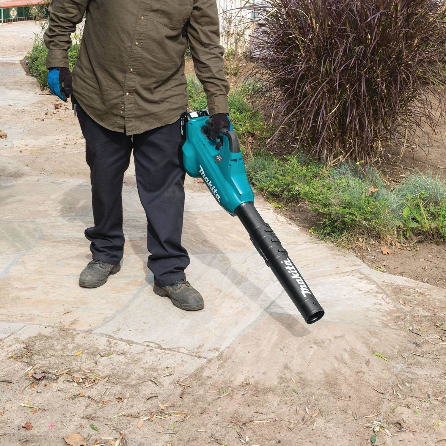 Makita 18 Volt X2 LXT Brushless Cordless Blower & Chainsaw Combo Kit (Open Box)