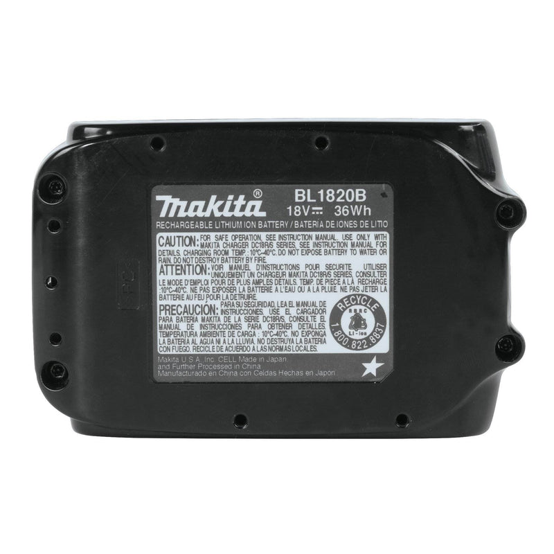 Makita 18-Volt LXT 2.0Ah 25 Minute Charge Compact Lithium-Ion Battery | BL1820B
