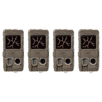 Cuddeback Dual Flash 20MP Invisible Infrared Game Trail Camera, 4 Pack | 1361