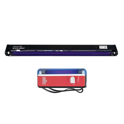 American DJ 48" BLACK-48BLB Black Light + Chauvet DJ NVF-4 UV Light & Flashlight