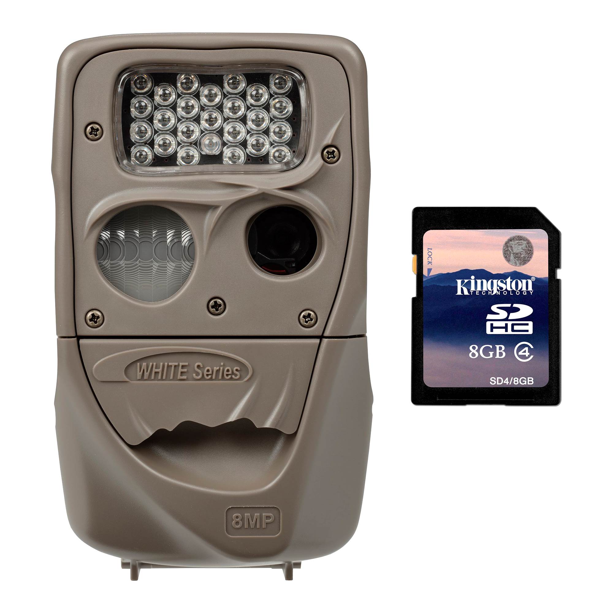 Cuddeback Moonlight 8MP Low Glo 75ft. Infrared Game Trail Camera + 8GB SD Card