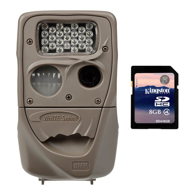 Cuddeback Moonlight 8MP Low Glo 75ft. Infrared Game Trail Camera + 8GB SD Card
