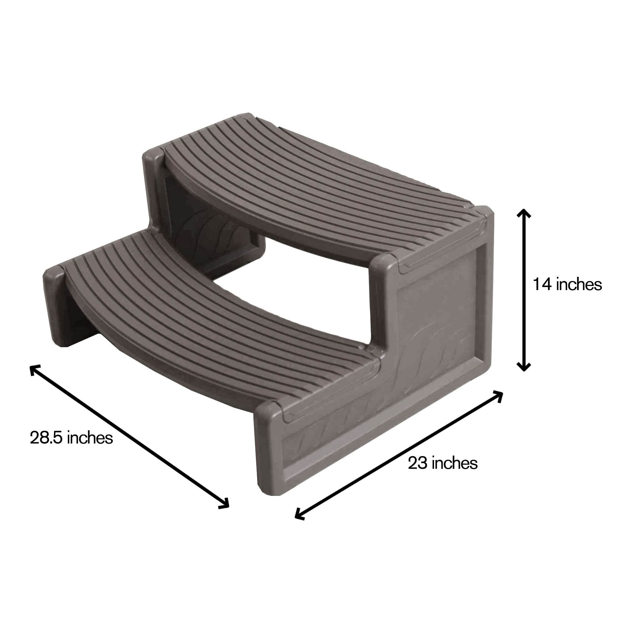 Confer Plastics Multi Purpose Spa and Hot Tub Handi-Step Steps, Gray (Used) - VMInnovations