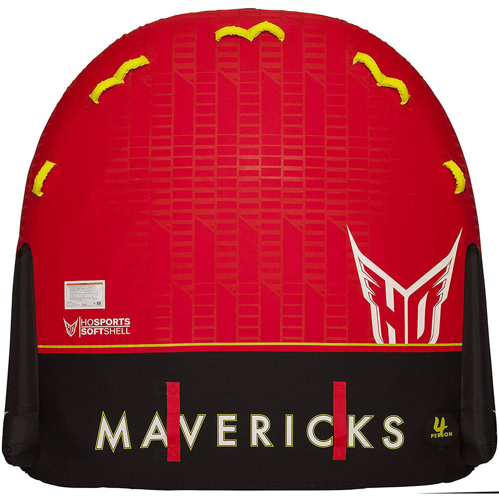 Mavericks 76627030-HO 4 Person Towable Inflatable D Shaped Nylon Softshell Tube