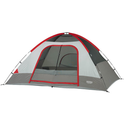 Wenzel 10' x 8' Pine Ridge 5 Person Lite Reflect Dome Camping Tent, Red | (Used)