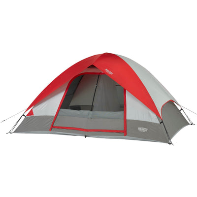 Wenzel 10' x 8' Pine Ridge 5 Person Lite Reflect Dome Camping Tent, Red | (Used)