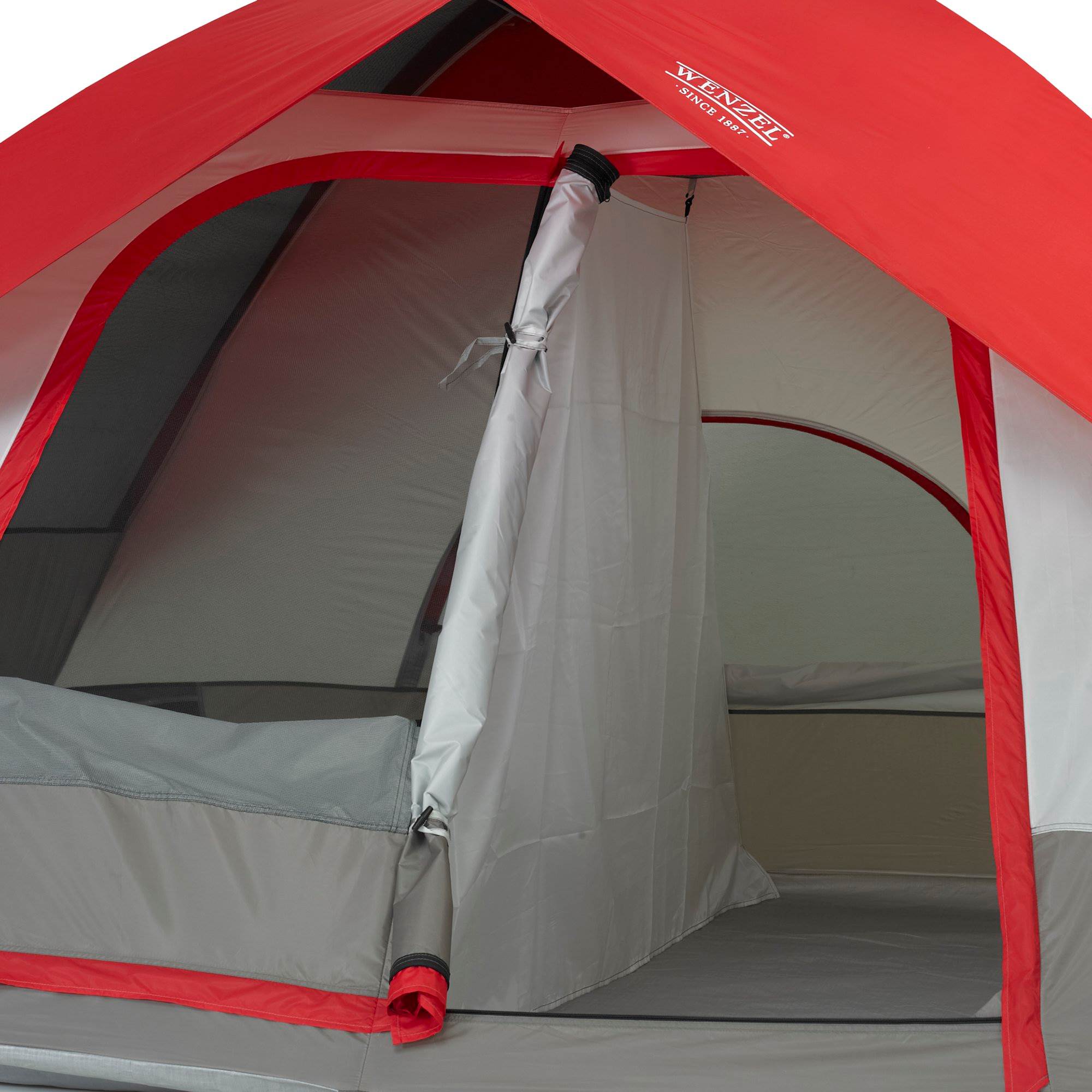 Wenzel 10' x 8' Pine Ridge 5 Person Lite Reflect Dome Camping Tent, Red | (Used)