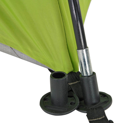 Wenzel 8 Person Portico 10 x 12 Ft. Outdoor Family Camping Tent, Green(Open Box)