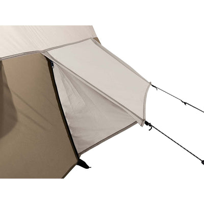 Wenzel Klondike 16' x 11' 8 Person Outdoor Camping Tent with Screen Room, Brown