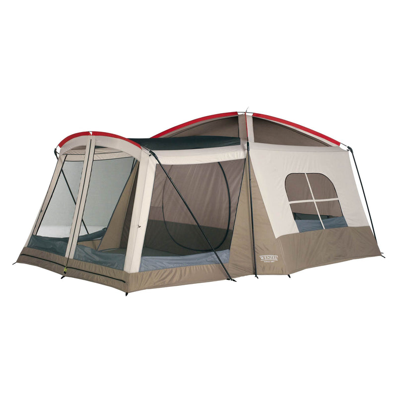 Wenzel 16 x 11 Klondike 8 Person Screen Room Camping Tent, Brown (Open Box)