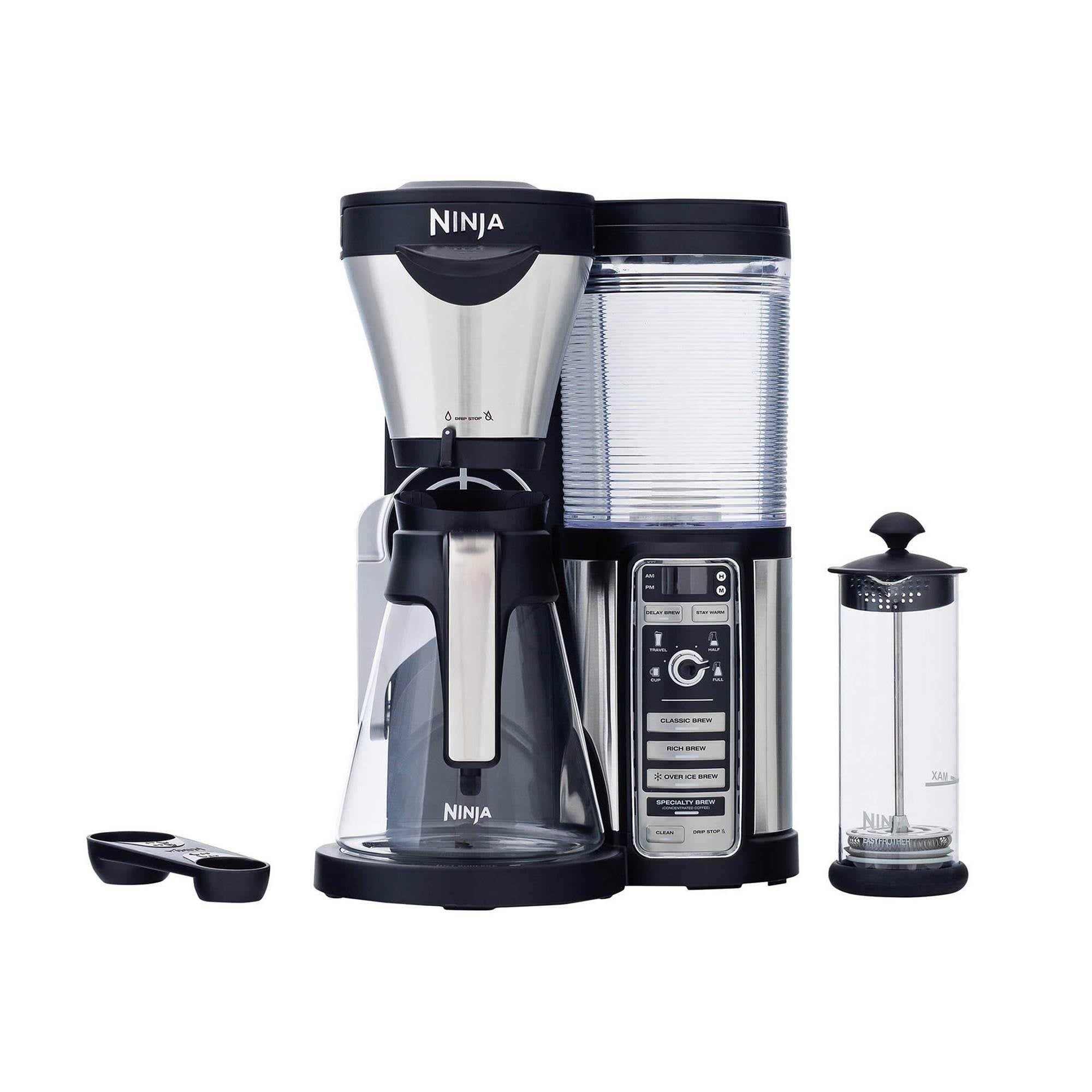 Ninja Coffee Bar Machine w/ Glass Carafe + Recipe Book (Certified Refurbished)