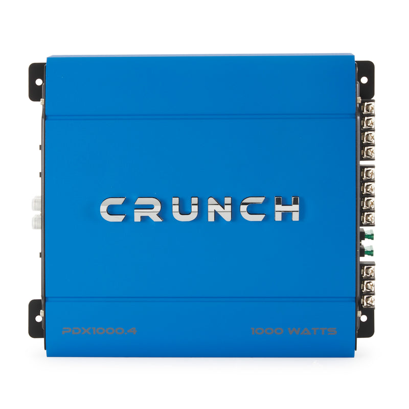 Crunch PowerDriveX 1000W 4 Channel Exclusive Blue A/B Car Amplifier (Open Box)