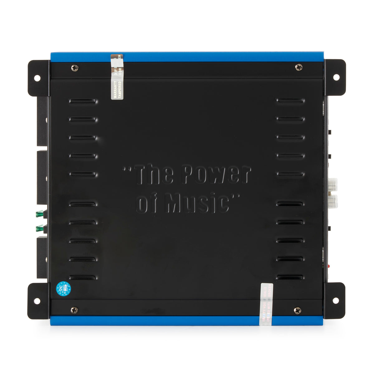 Crunch PowerDriveX 1000 Watt 4 Channel Blue A/B Car Stereo Amplifier (4 Pack)