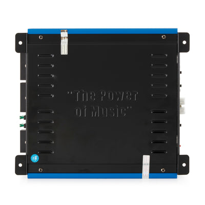 Crunch PowerDriveX 1000 Watt 4 Channel Blue A/B Car Stereo Amplifier (4 Pack)