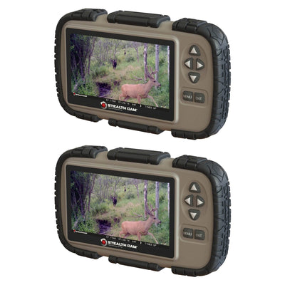 Stealth Cam LCD Photo Viewer & SD Card Reader, 2 Pack (Certified Refurbished)