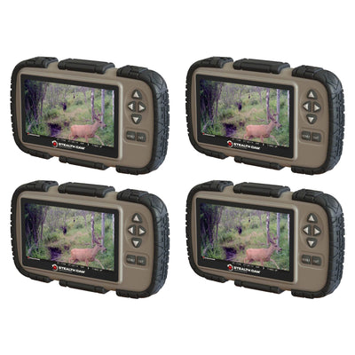 Stealth Cam LCD Photo Viewer & SD Card Reader, 4 Pack (Certified Refurbished)