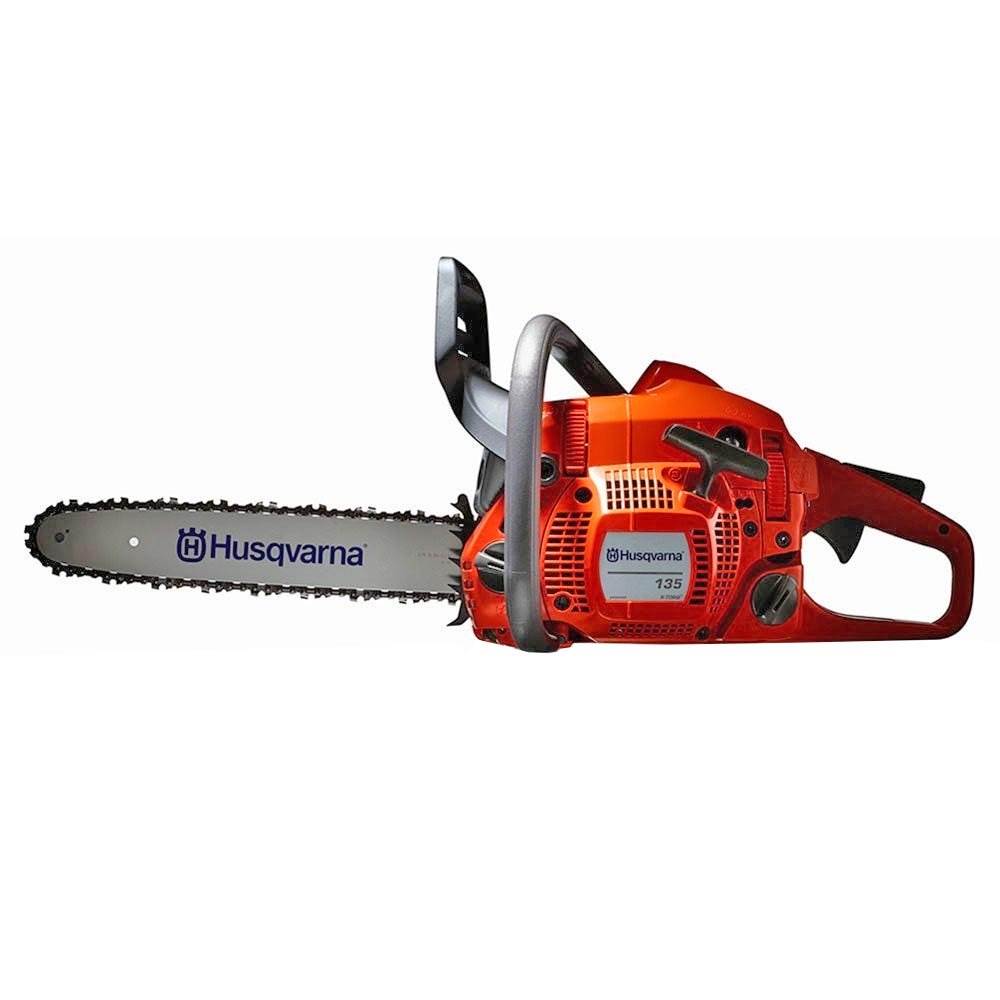 Husqvarna 135 16 Inch Bar 40.9cc 2 HP Lightweight 2 Cycle Gas Chainsaw (Damaged)