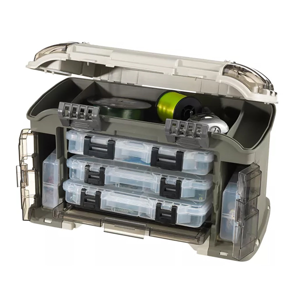 Plano Guide Series Angled Rack Tackle Box System for Fishing Storage (Used)