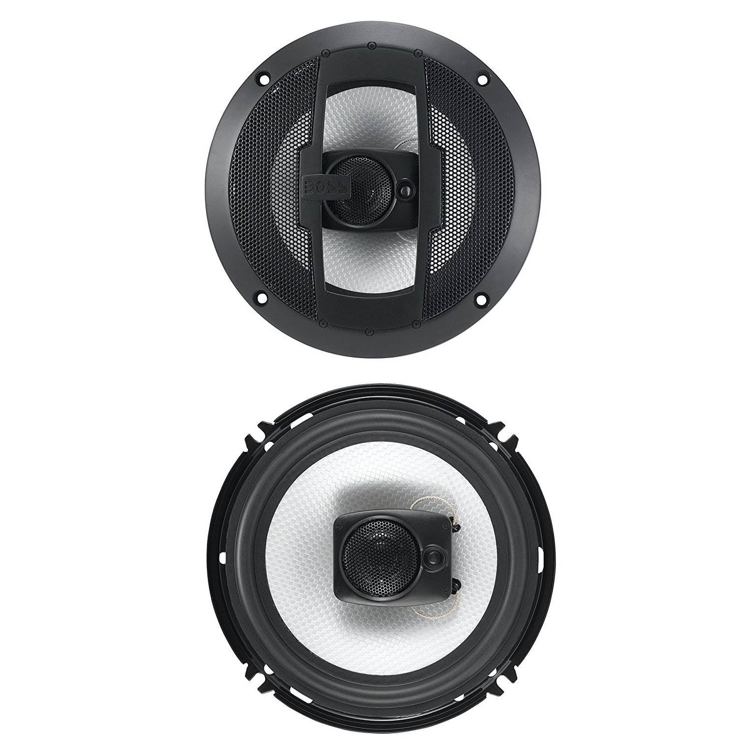 Boss R63 6.5 Inch 300W 3 Way Car Audio Coaxial 4 Ohm Stereo Speakers (Pair) - VMInnovations