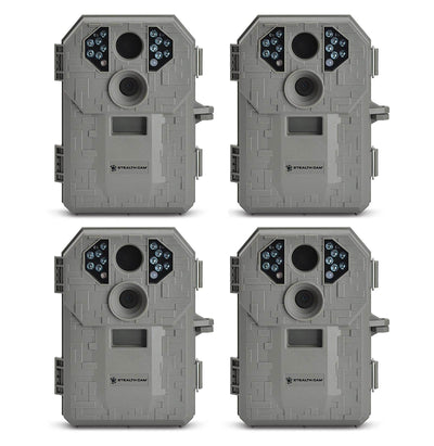 Stealth Cam P12 IR Trail Hunting Game Camera, 4-Pack (Certified Refurbished)