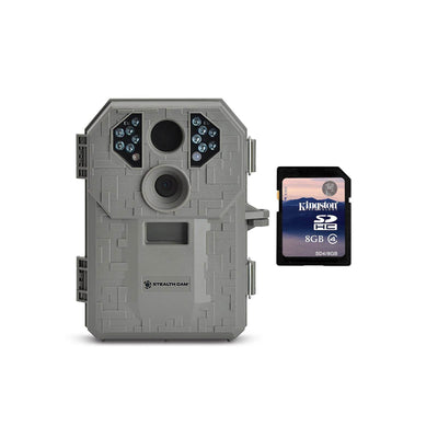 Stealth Cam P12 IR Trail Hunting Game Camera + SD Card (Certified Refurbished)