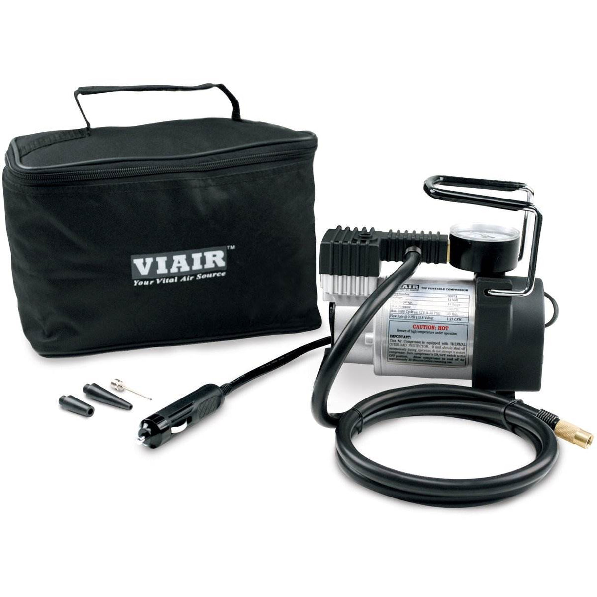 Viair 70P Portable 12V 100 PSI Passenger Car Tire Air Compressor Kit (Open Box)