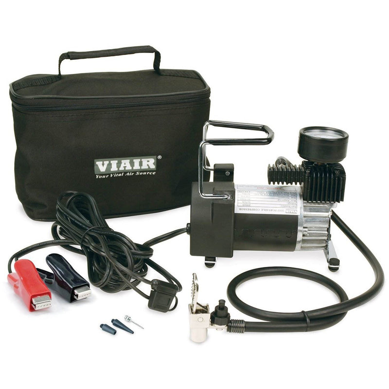 Viair 90P Portable Compressor Kit w/ Carry Bag and Air Hose for Tires up to 31"
