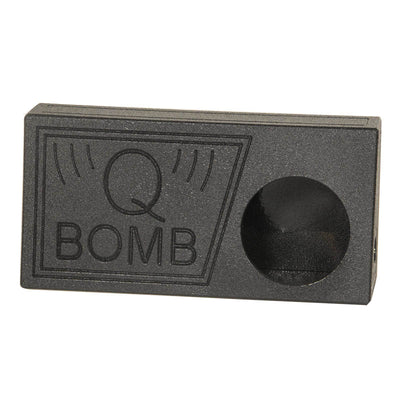 Q Power QBomb Single 10 Inch Vented Subwoofer Sub Box Bedliner Spray (Used)