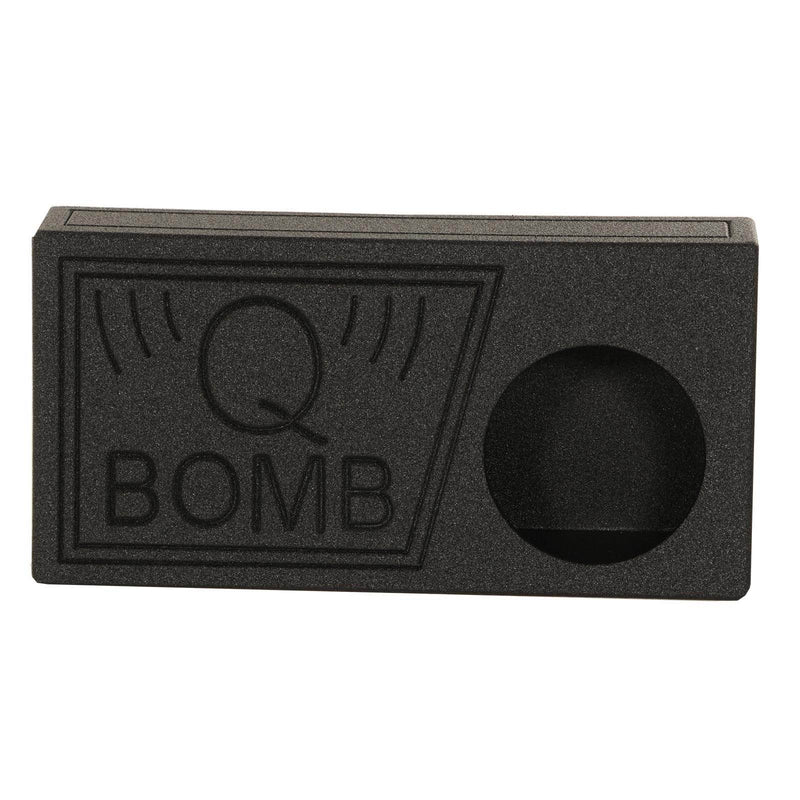 Q Power QBomb Single 10 Inch Vented Subwoofer Box w/ Bedliner Spray | Open Box