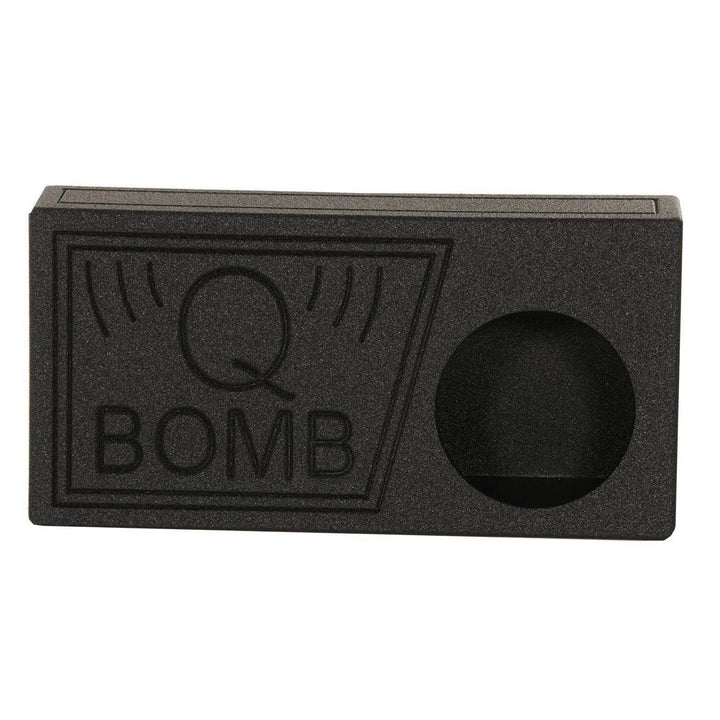 Q Power QBomb Single 10 Inch Vented Subwoofer Box w/ Bedliner Spray | Open Box - VMInnovations