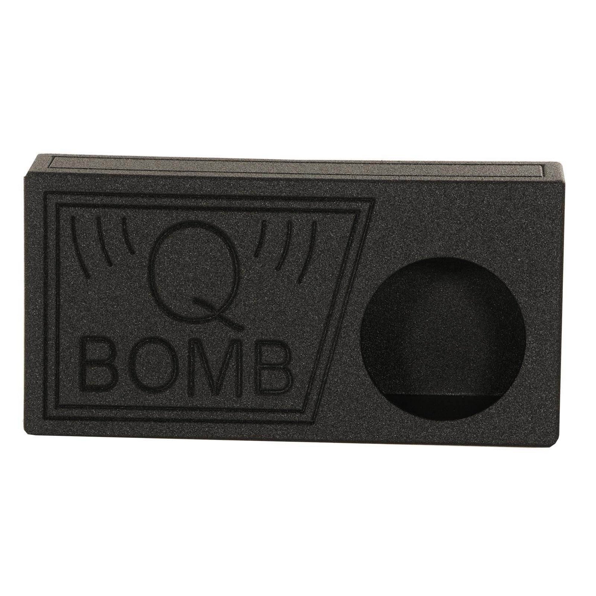 Q Power QBomb Single 10 Inch Vented Subwoofer Sub Box Bedliner Spray (Used) - VMInnovations
