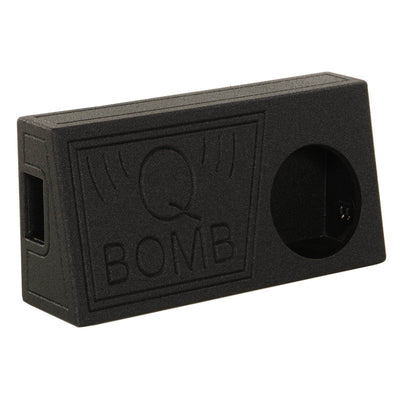Q Power QBomb Single 10 Inch Vented Subwoofer Sub Box Bedliner Spray (Used) - VMInnovations