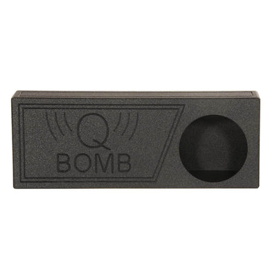 Q Power Single 12 Inch Vented Subwoofer Sub Box with Black Bedliner Spray (Used)