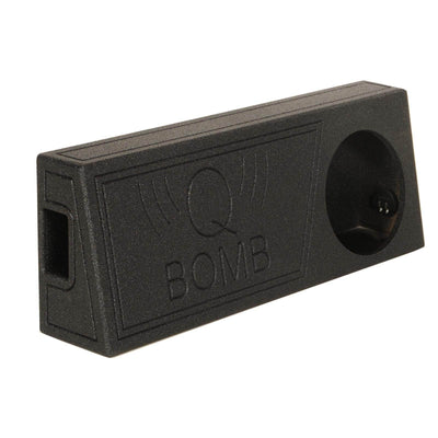 Q Power Single 12 Inch Vented Subwoofer Sub Box with Black Bedliner Spray (Used)