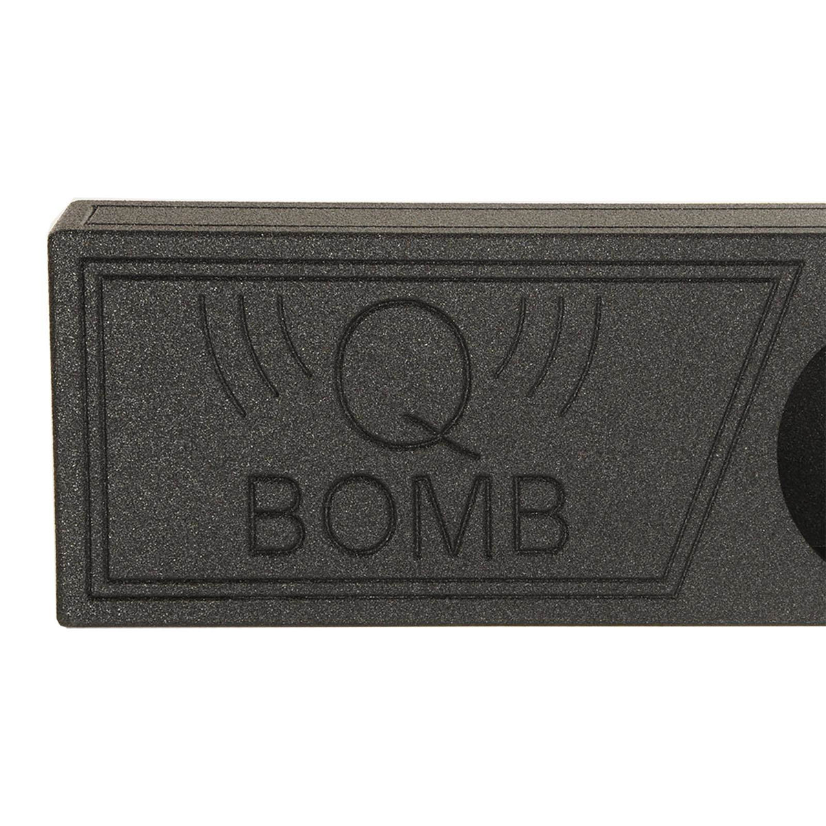 Q Power Single 12 Inch Vented Subwoofer Sub Box with Black Bedliner Spray (Used)