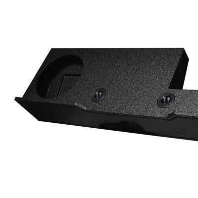 QPower Dual 12" Sealed Subwoofer Enclosure Box, Ford F-150 SuperCrew 2004-2008
