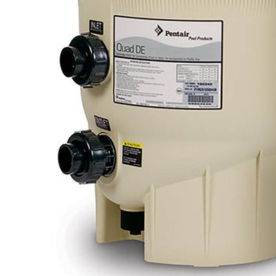 Pentair 120 GPM 60 Square Foot Quad DE Cartridge Swimming Pool Filter (Damaged)
