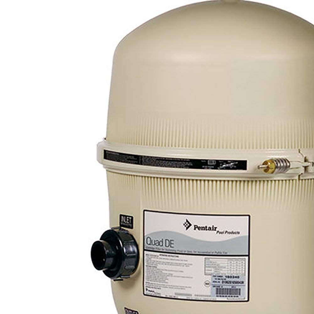 Pentair 120 GPM 60 Square Foot Quad DE Cartridge Swimming Pool Filter (Damaged)